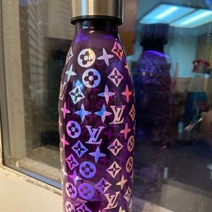 Holographic Designer Logo Water Bottle
